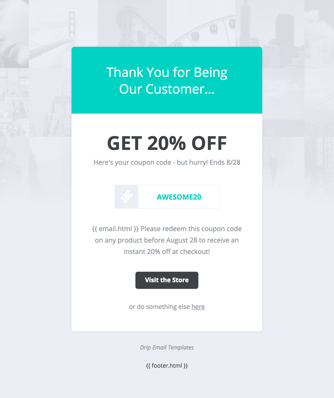 Coupon Code Template